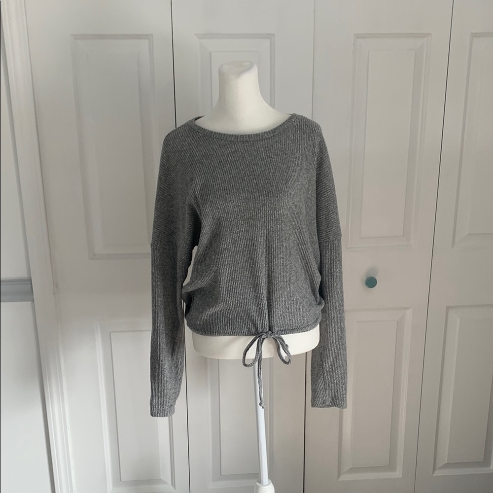 Gray Knit Women's Tunic